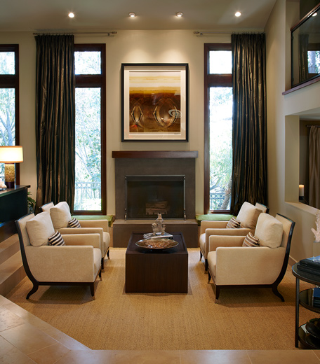 Coastal living room interior design: Newport Beach